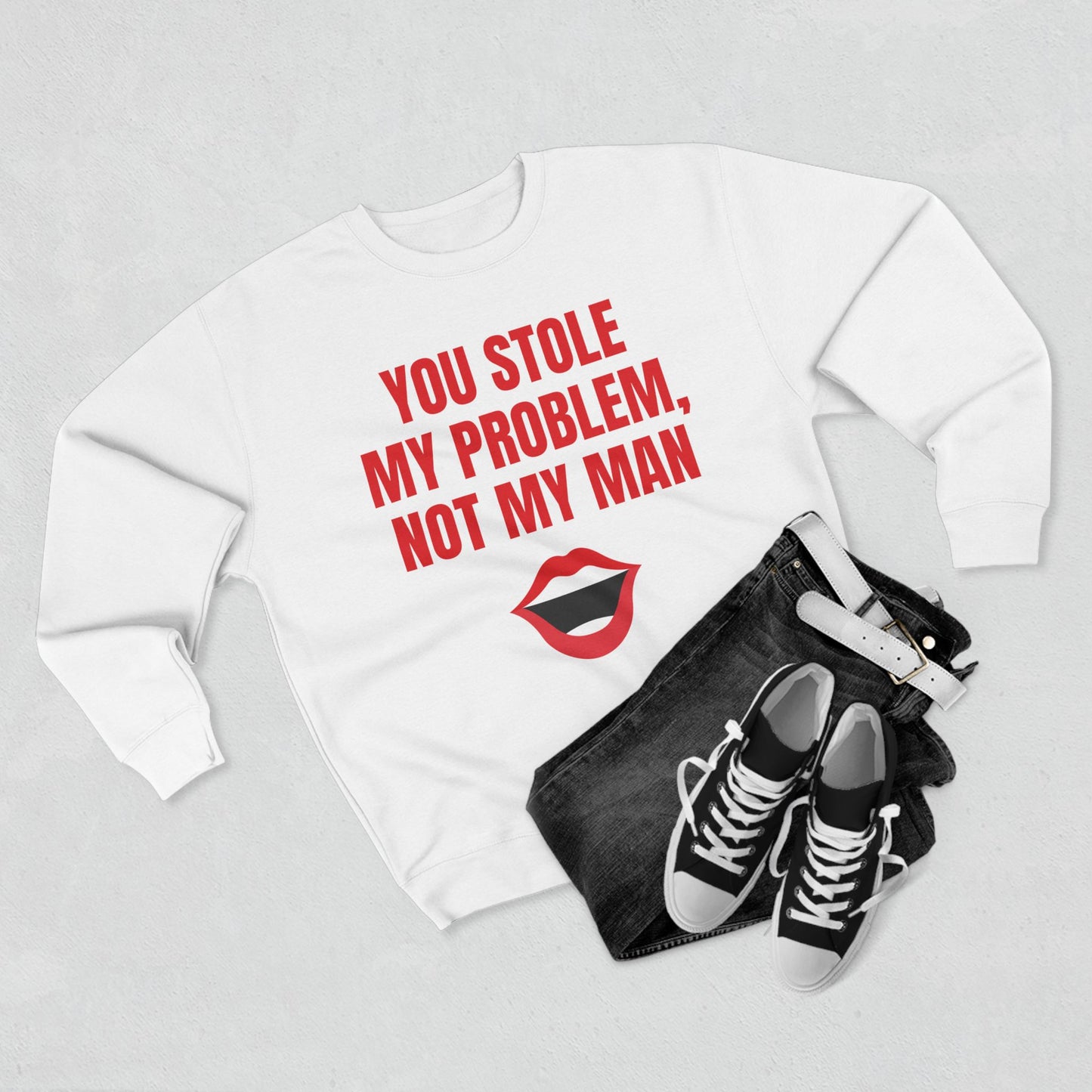 You stole my problem, not my man | y2k shirt funny sayings | funny shirts for women | sassy shirts | funny divorce sweatshirts