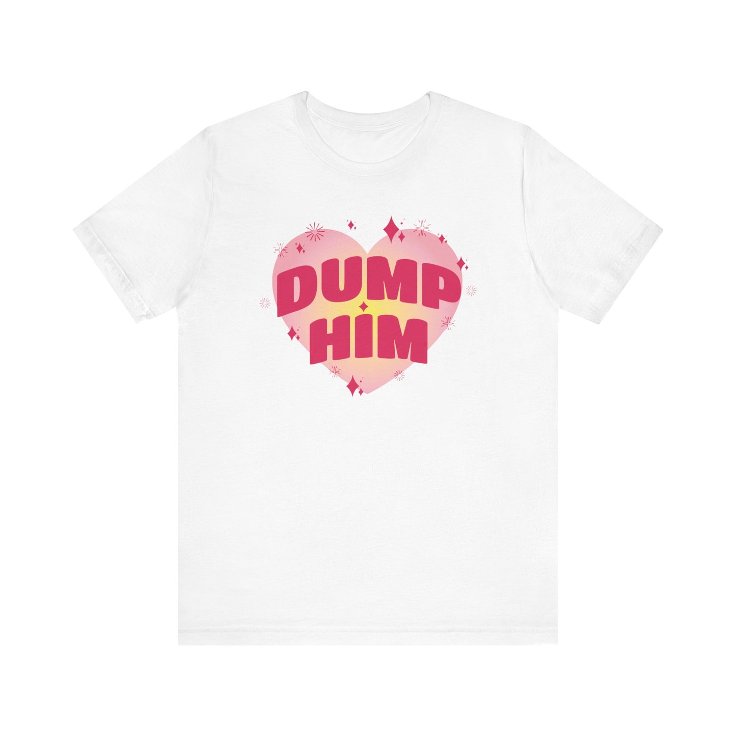 Dump Him Aesthetic T Shirt, Dump Him Top, Y2K Slogan Graphic Baby Tee, Dump Him Baby Tee, Dump Him Crop Top