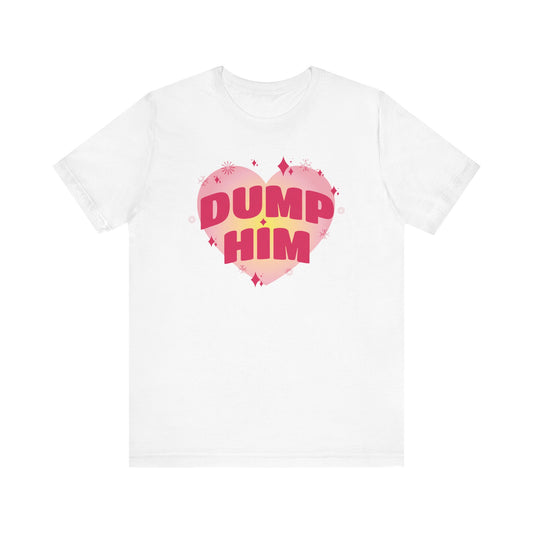 Dump Him Aesthetic T Shirt, Dump Him Top, Y2K Slogan Graphic Baby Tee, Dump Him Baby Tee, Dump Him Crop Top