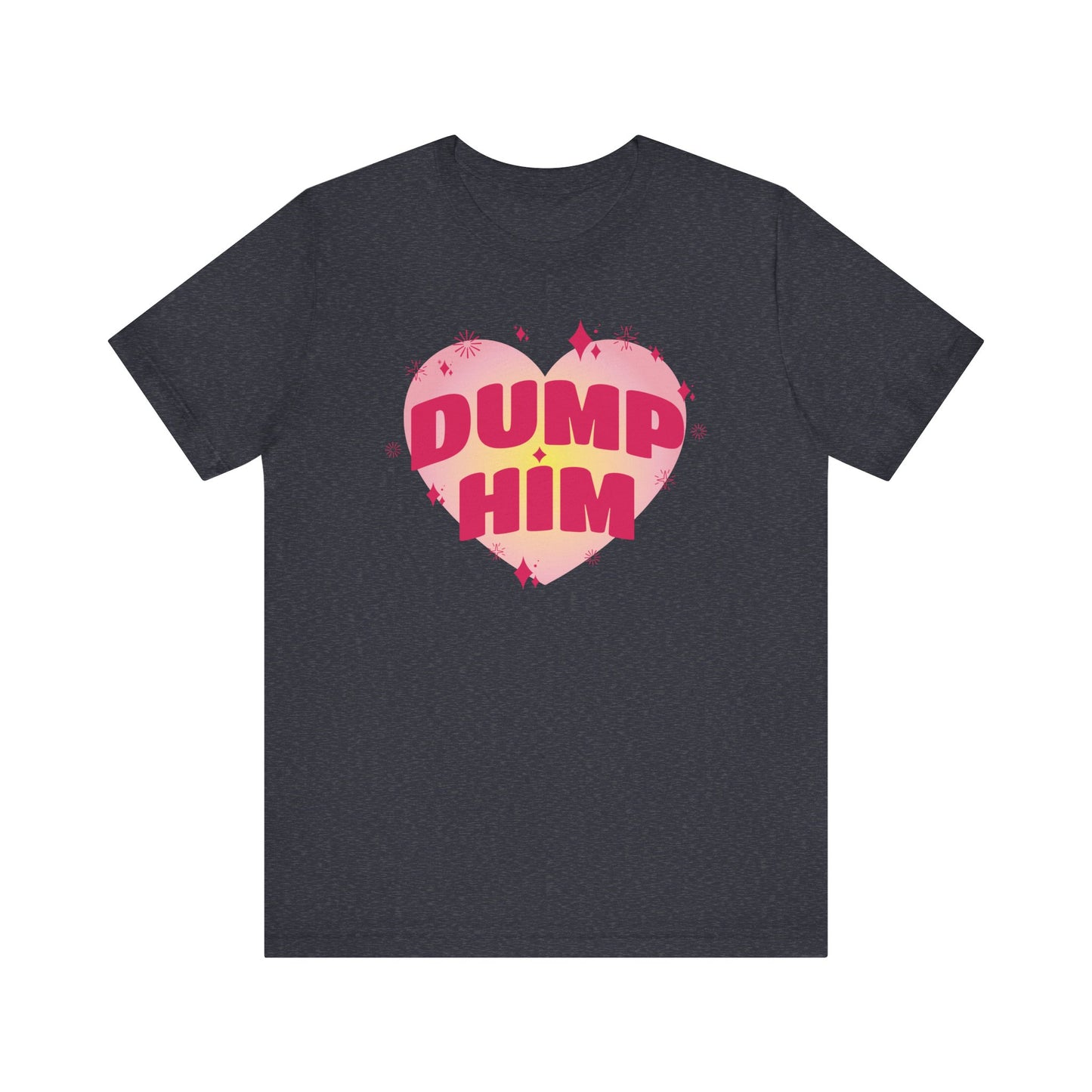 Dump Him Aesthetic T Shirt, Dump Him Top, Y2K Slogan Graphic Baby Tee, Dump Him Baby Tee, Dump Him Crop Top