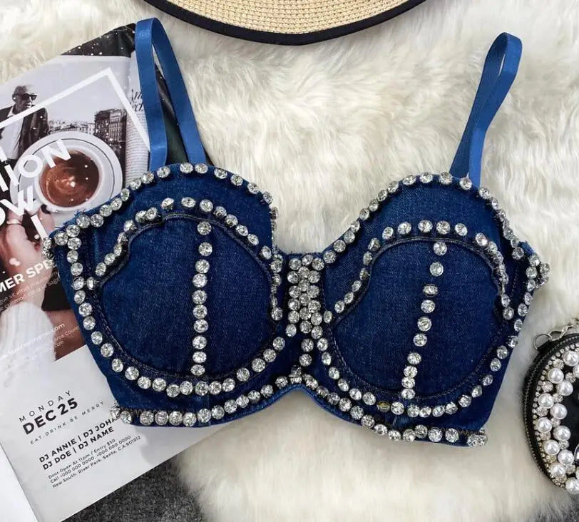 The Denim Jewel Top