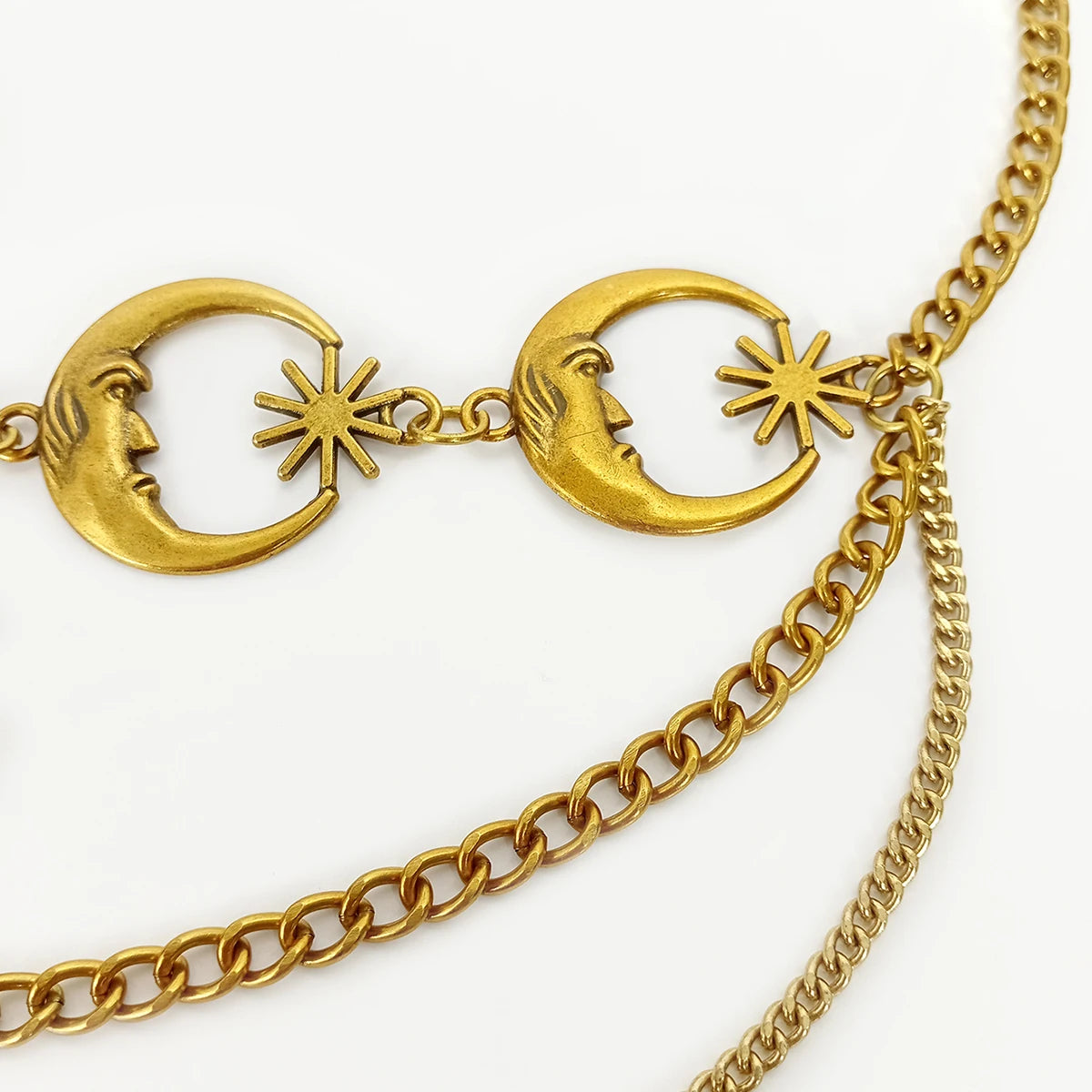 Vintage Gold Chain Waist Belt