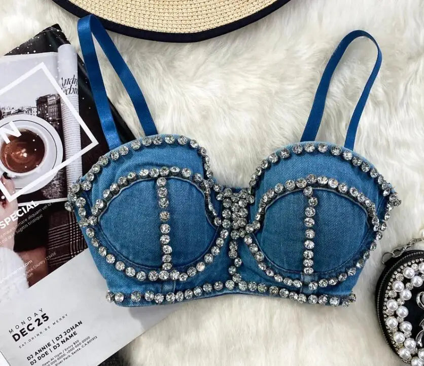 The Denim Jewel Top
