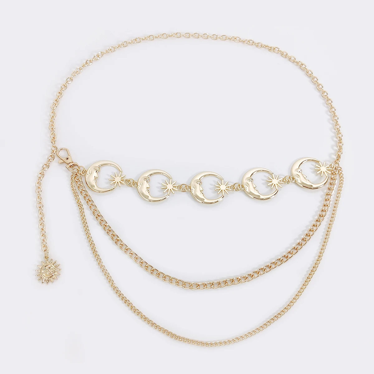 Vintage Gold Chain Waist Belt